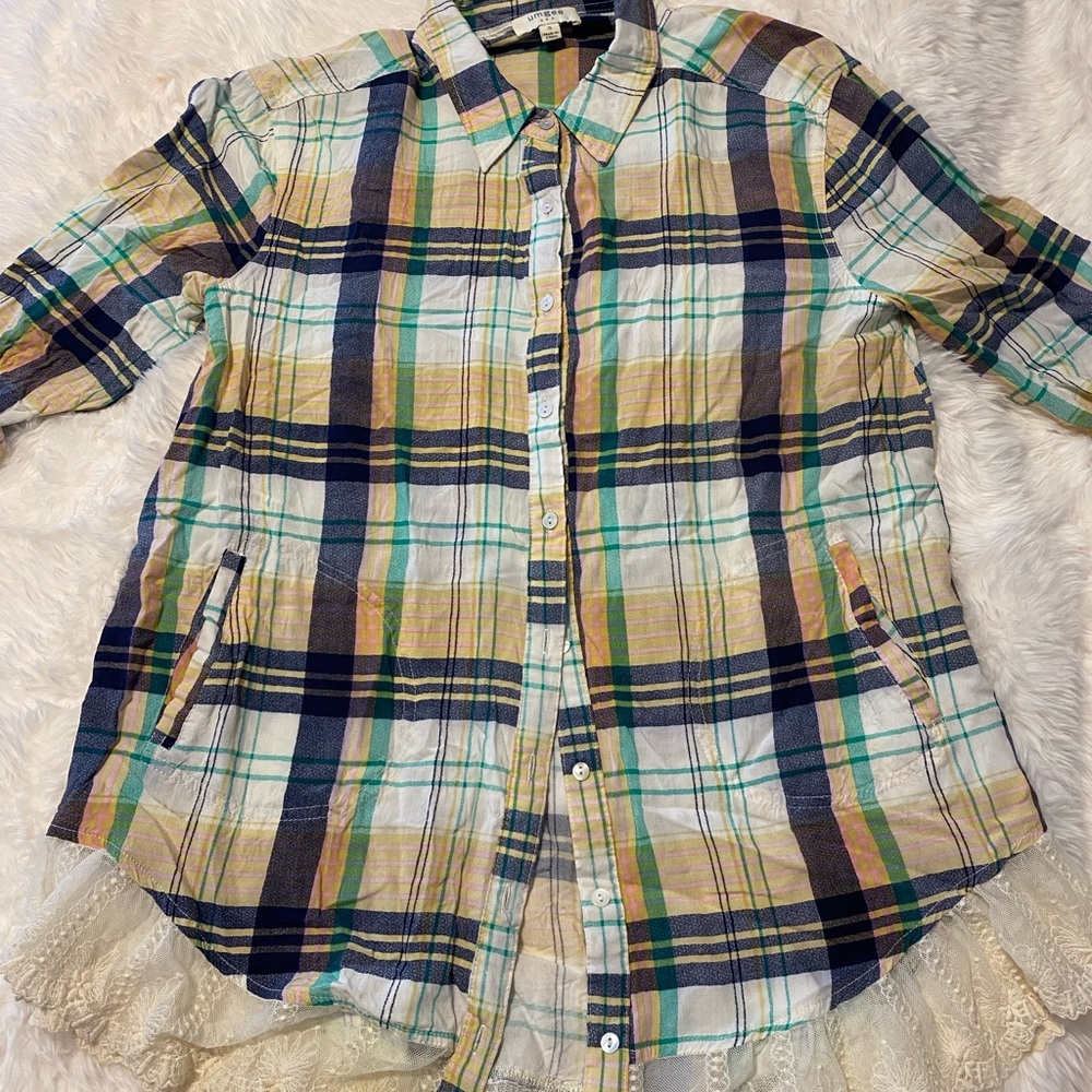 Fun and super cute plaid tunic